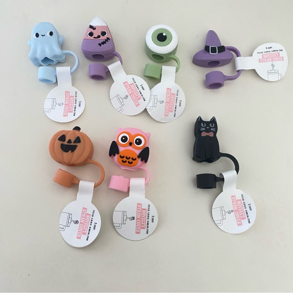 Halloween Straw Toppers